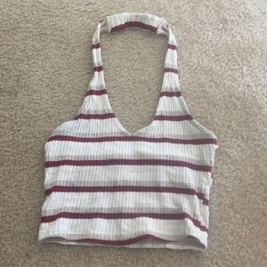 Garage holster top in red white and grey size small